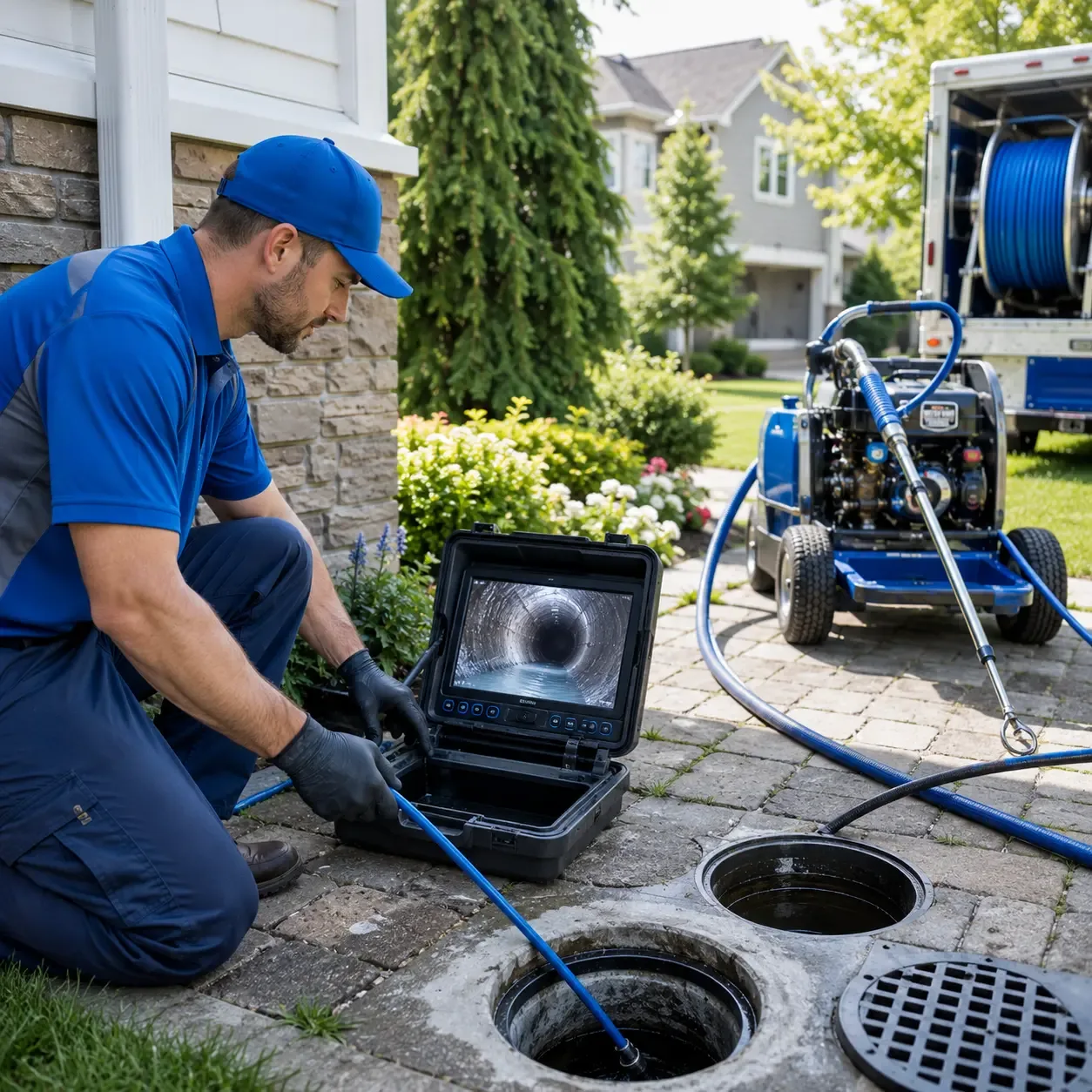 Outdoor drain cleaning professionals serving Blooming Grove, TX